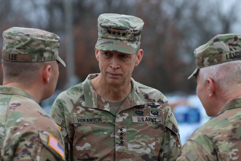 General Hokanson and Major General Lamberton visit Mayfield, Kentucky