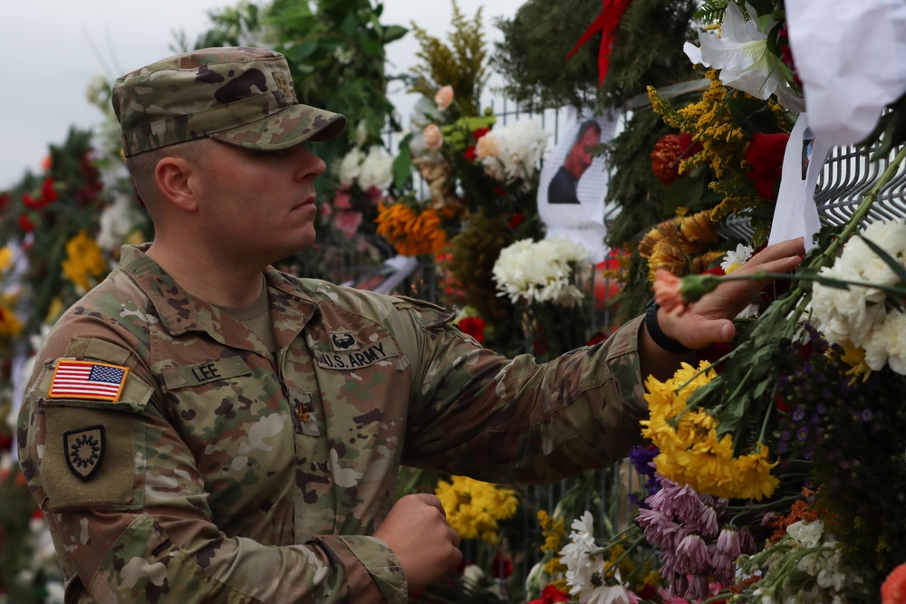 General Daniel R. Hokanson and Major General Haldane B. visit Mayfield