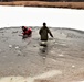 Marines jump in for cold-water immersion training during CWOC ops at Fort McCoy