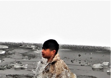 Photo Essay: Marines jump in for cold-water immersion training at Fort McCoy, Part III