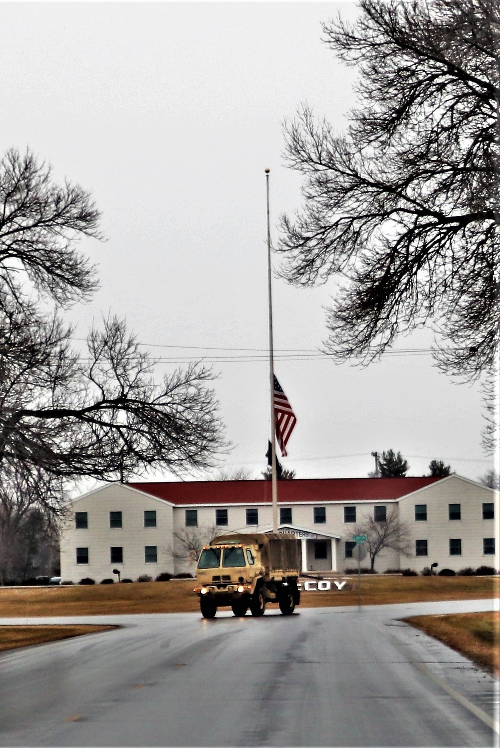 Fort McCoy honors life, service of Bob Dole with half-staffing of flag