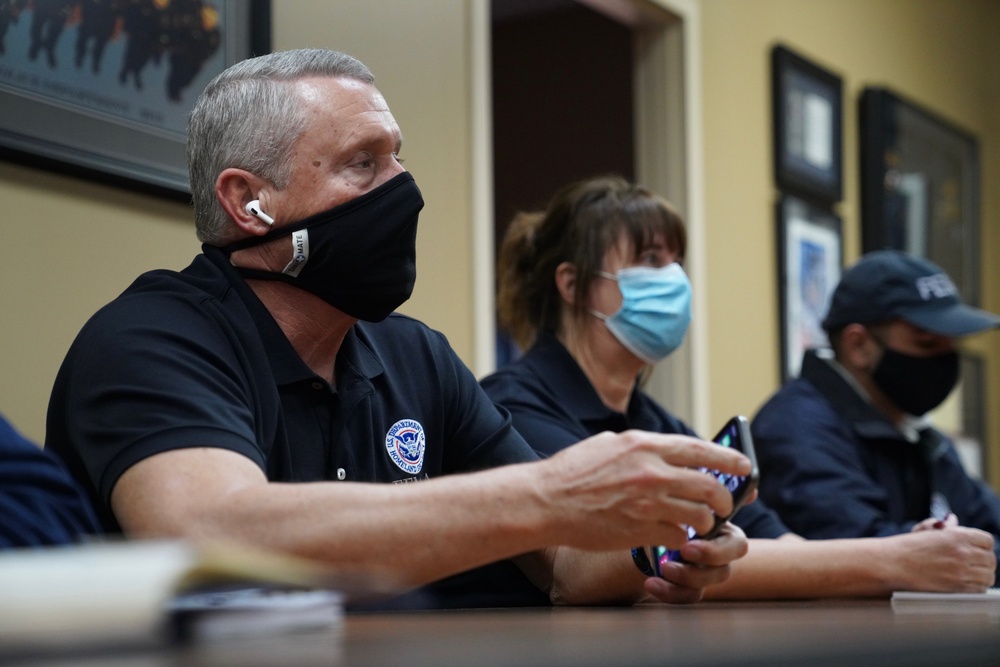 FEMA Leadership Meets with Bowling Green, Kentucky Police Department