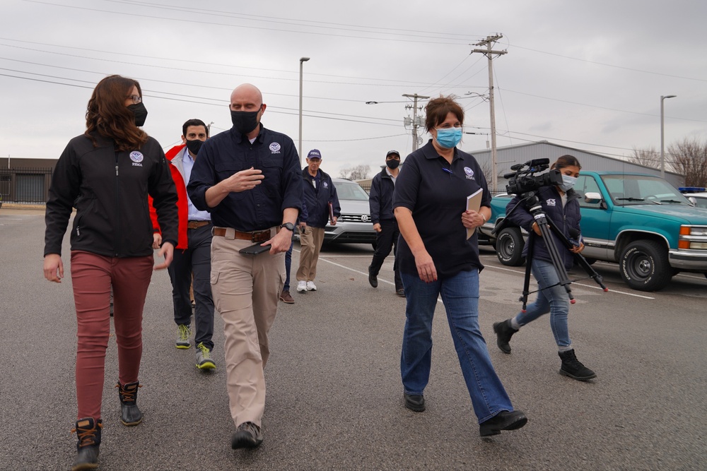 FEMA Leadership Meets with Bowling Green, Kentucky Police Department