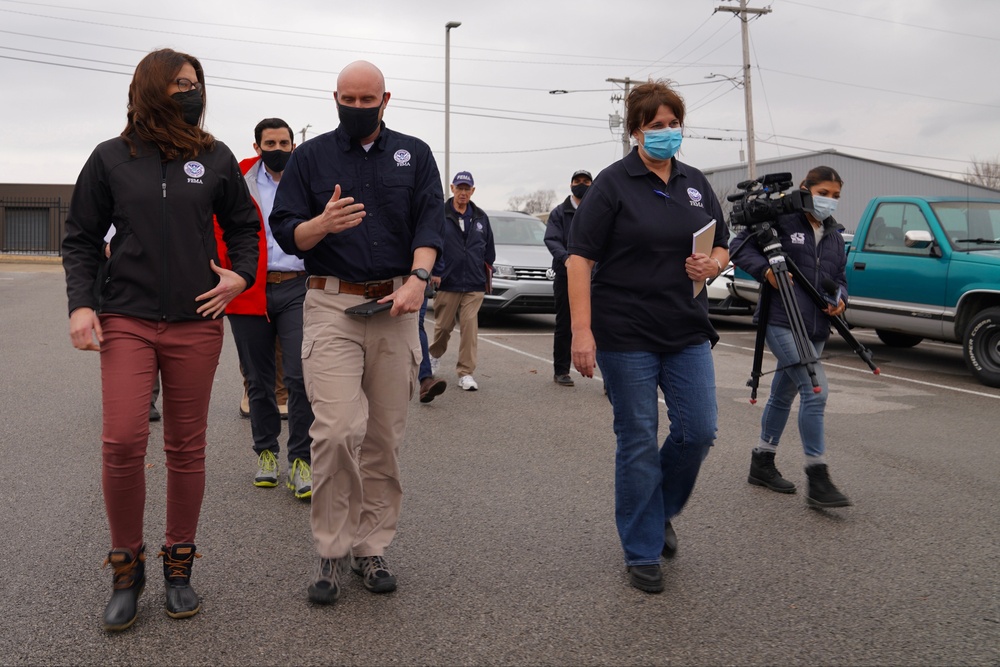 FEMA Leadership Meets with Bowling Green, Kentucky Police Department