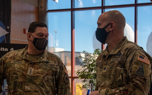Lt. Gen. Saltzman visits Buckley Space Force Base
