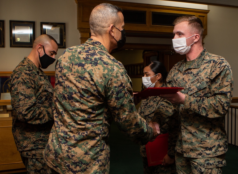 Certificate of Commendation Ceremony