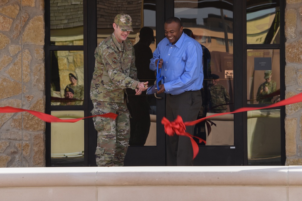 Ribbon Cutting Marks Reopening of Team Dyess VCC