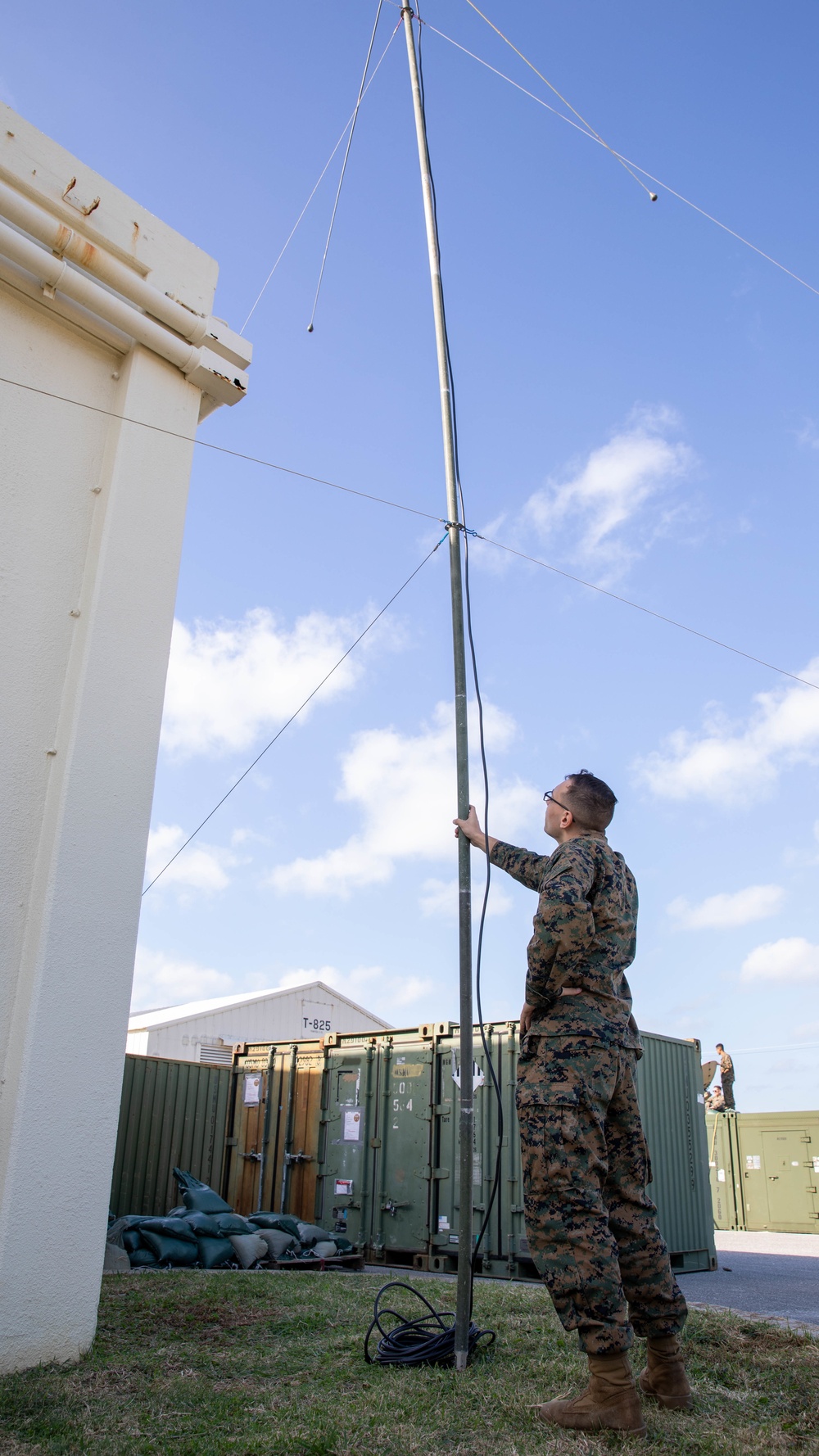 CLR-37 Marines Conduct Single-Channel Radio Exercise