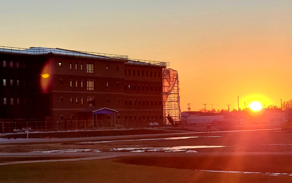 Barracks construction at Fort McCoy