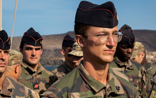 French service members complete the Joint Expeditionary Mountain Warfare Course in Djibouti