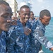 Djiboutian Navy recruits participate in a six-week professional maritime orientation course with Maritime Expeditionary Security Squadron 10