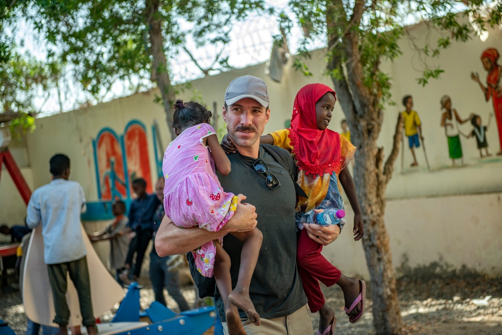East Africa service members volunteer at local orphanage