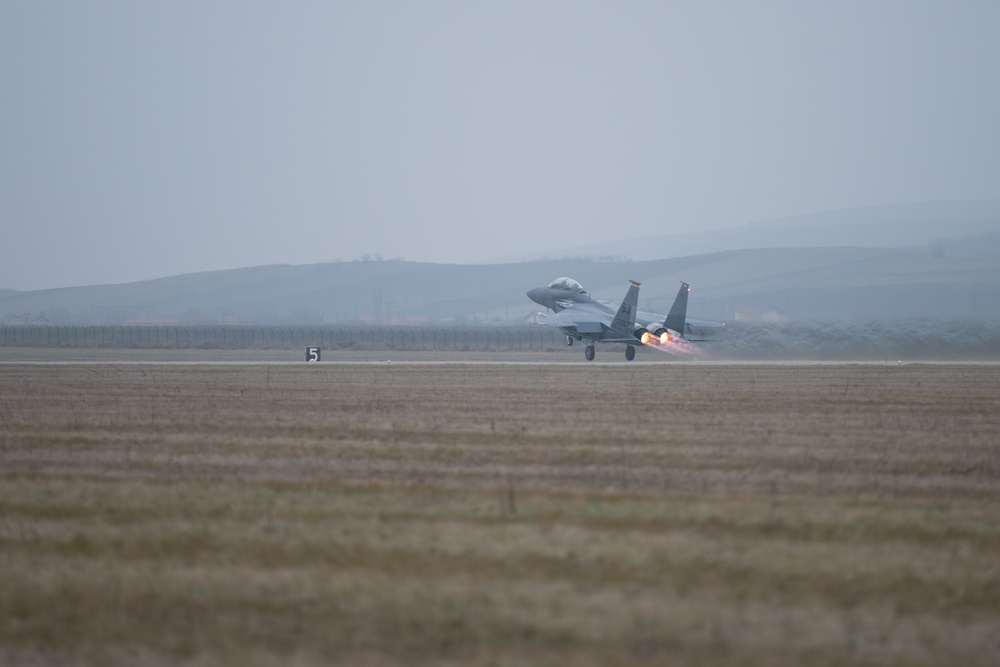 336th Fighter Squadron conduct scramble certification drills for NATO eAP