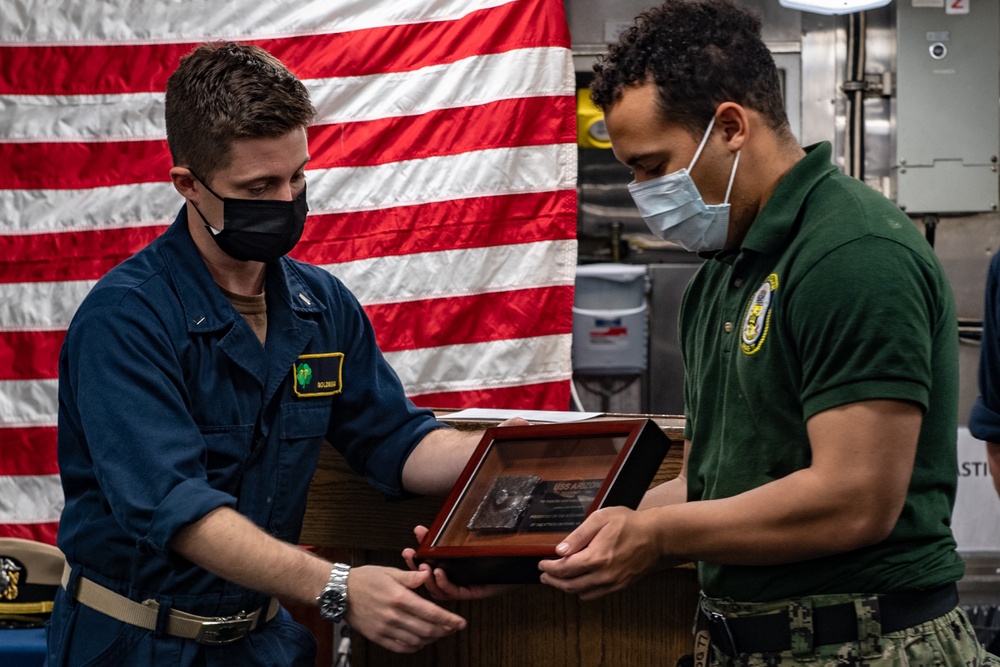 USS O'Kane (DDG 77) Holds Pearl Harbor Remembrance Ceremony