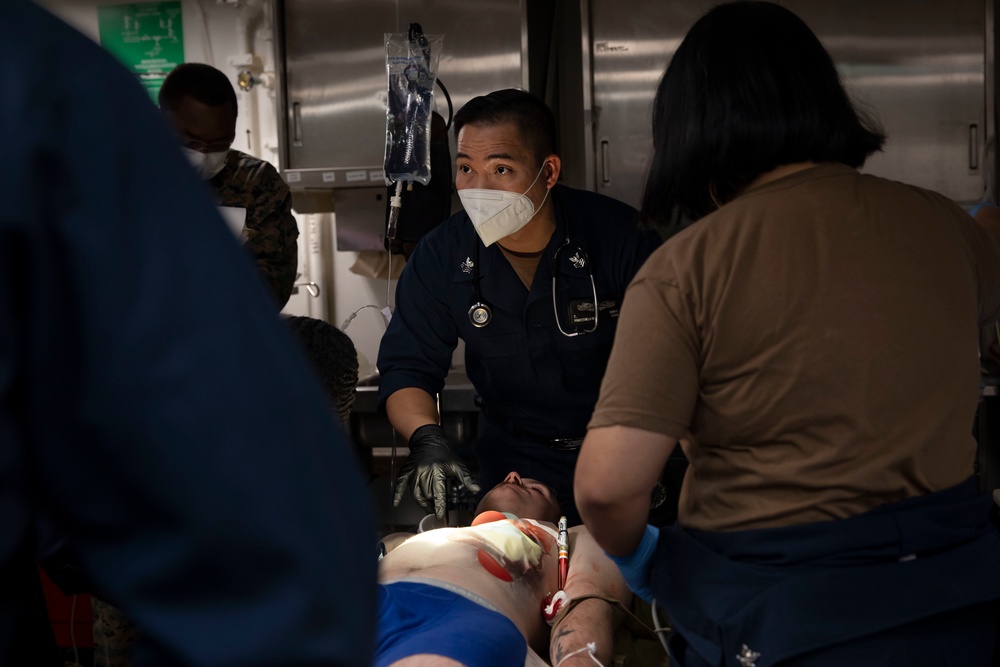 Kearsarge Mass Casualty Training