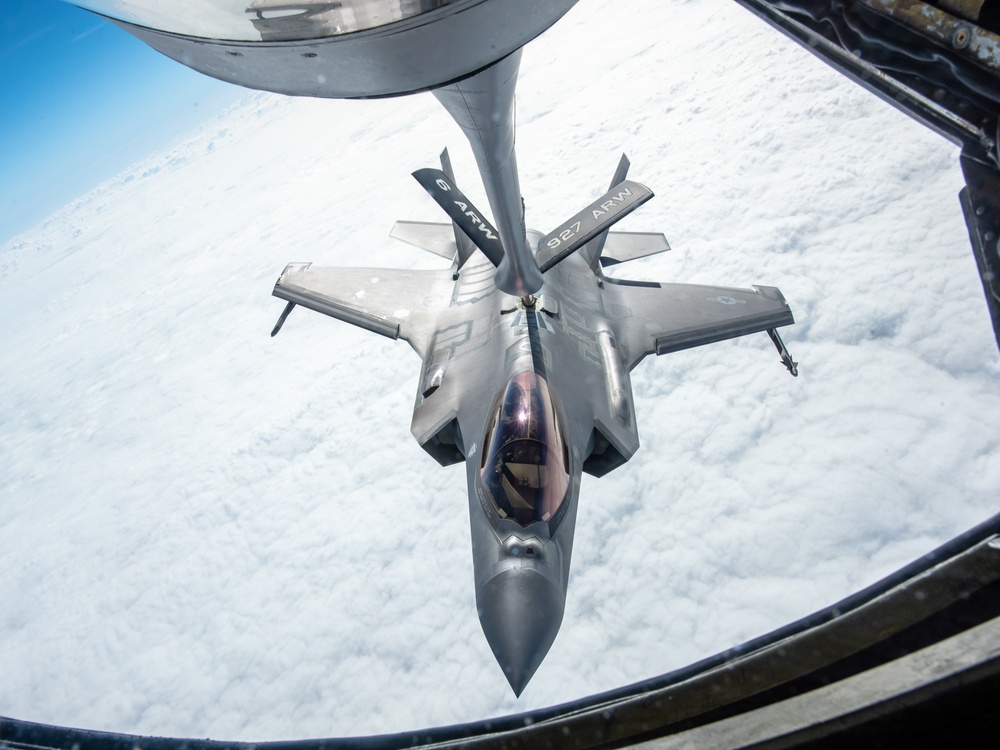 Refueling F35s over Florida