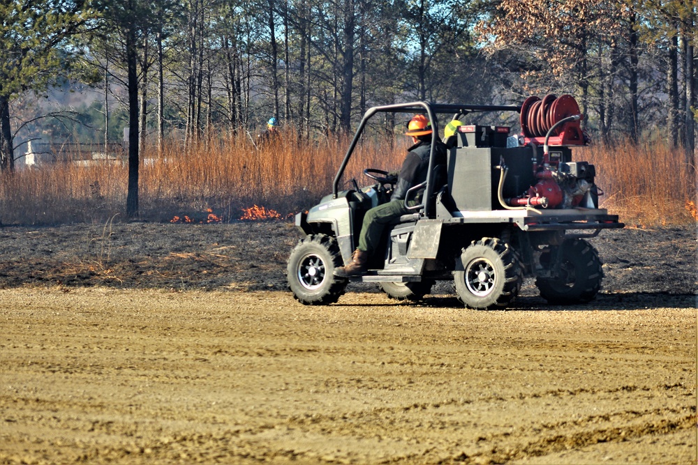 Rare December prescribed burn covers 500-plus acres at Fort McCoy
