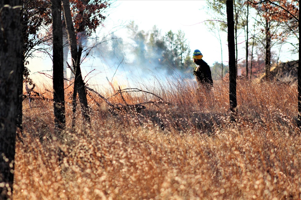 Rare December prescribed burn covers 500-plus acres at Fort McCoy