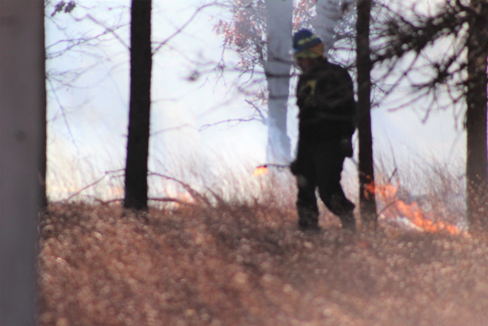 Rare December prescribed burn covers 500-plus acres at Fort McCoy