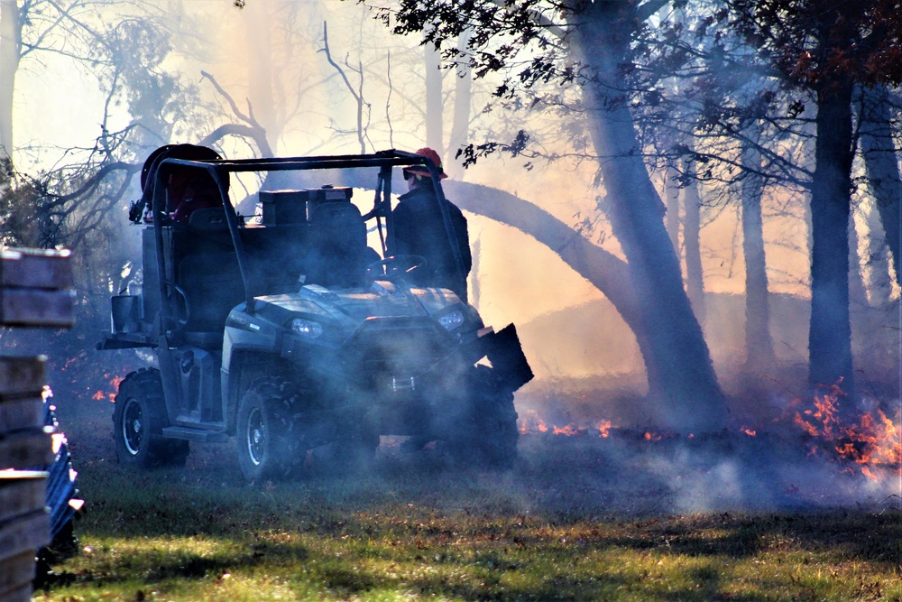 Rare December prescribed burn covers 500-plus acres at Fort McCoy