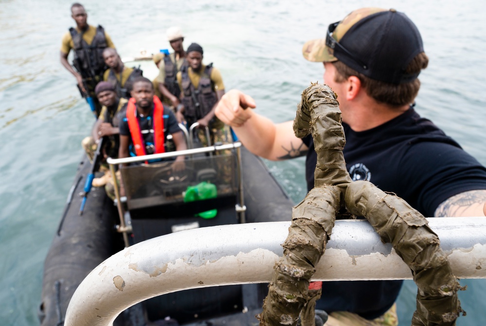 Maritime Interdiction Operations (MIO) Training during Senegal JCET