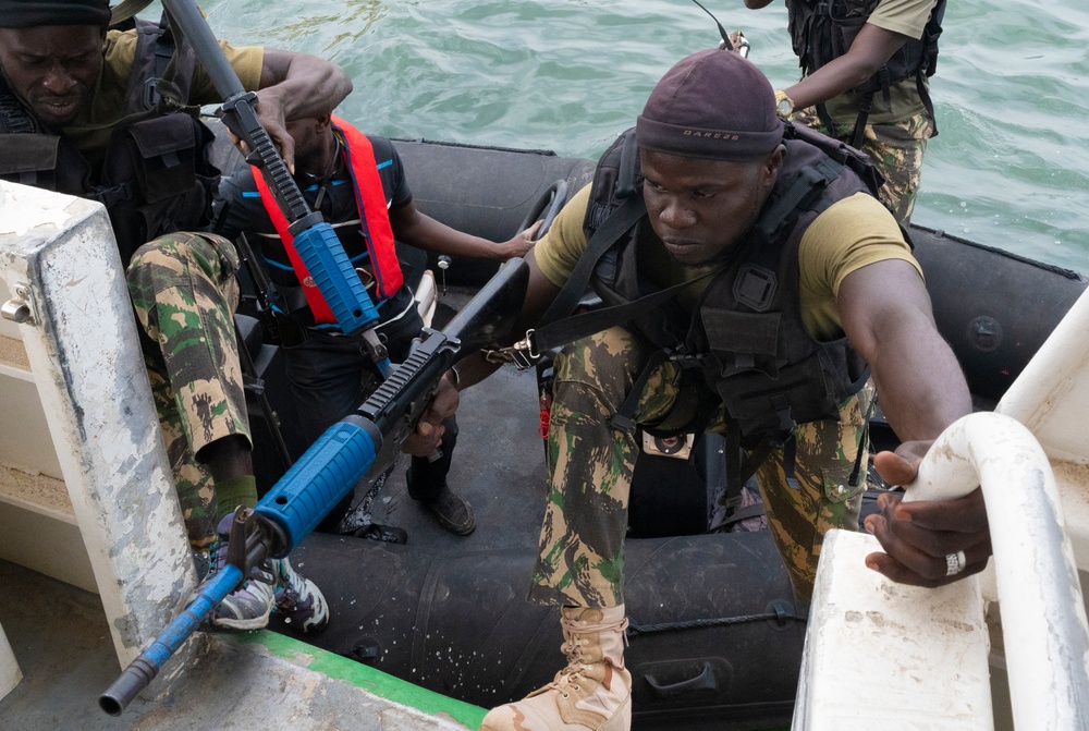 Maritime Interdiction Operations (MIO) Training during Senegal JCET