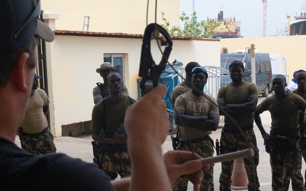 Maritime Interdiction Operations (MIO) Training during Senegal JCET