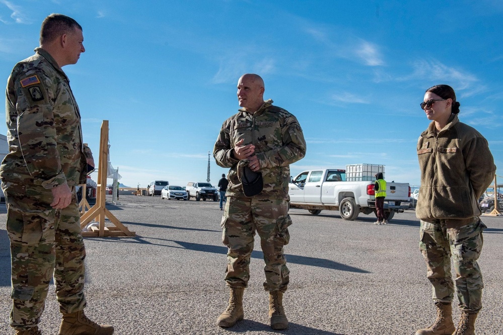 Maj. Gen Manke visits Task Force Holloman
