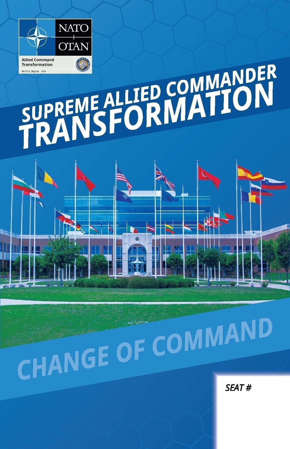 HQ SACT Change of Command Ceremony Program