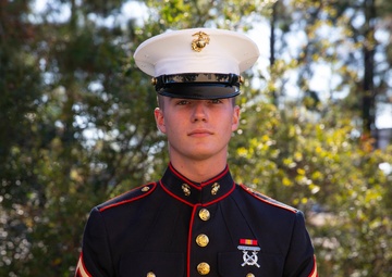 U.S. Marine returns to hometown for Command Recruiting Program