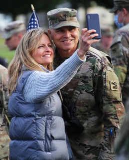 Soldiers from the 81st Stryker Brigade Combat Team return home