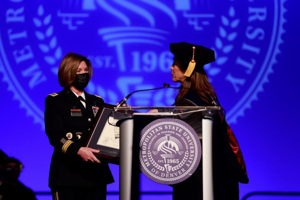 DVIDS Images Gen. Richardson speaks at MSU Denver Commencement