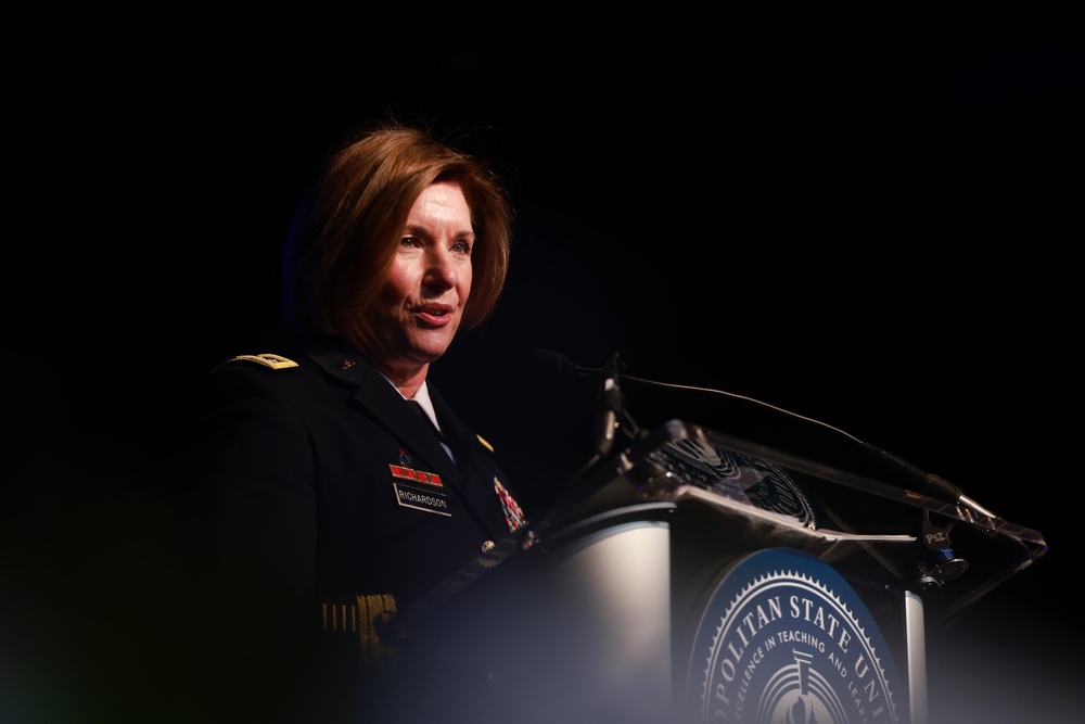 Gen. Richardson speaks at MSU Denver Commencement