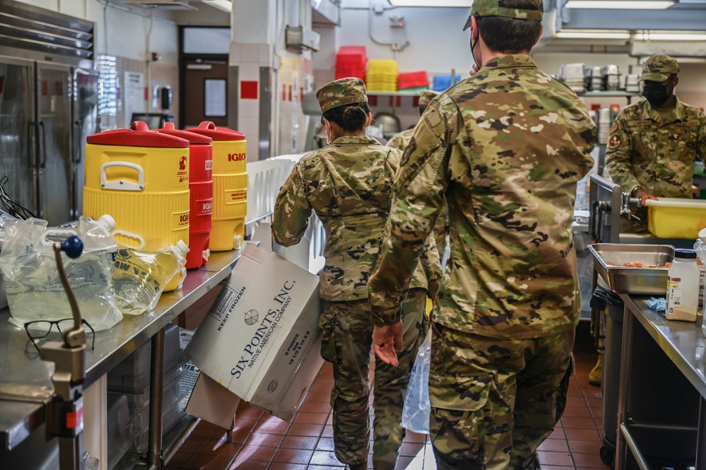 Hale Aina Dining Facility utilizes potable water