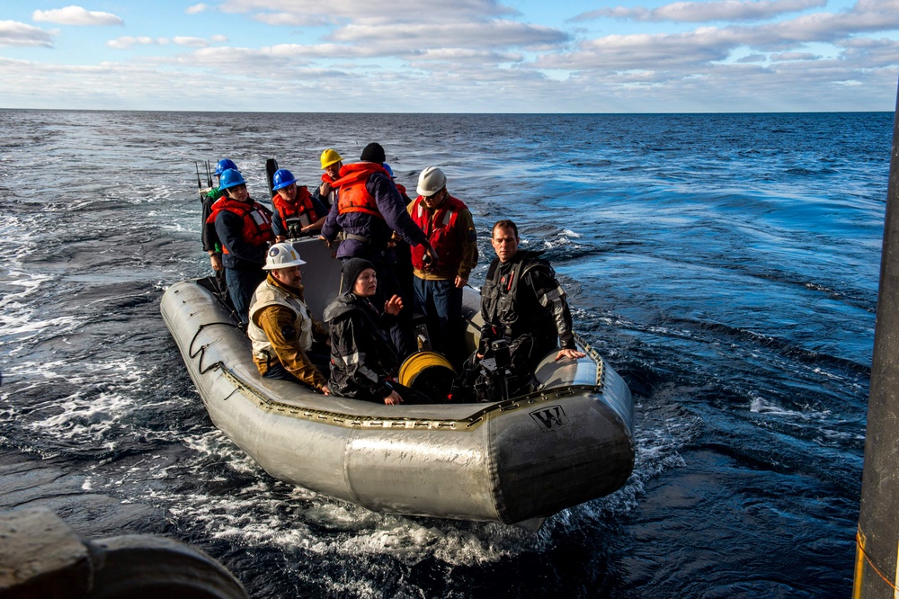 Truman is conducting readiness training in the Atlantic Ocean in preparation for future operations.