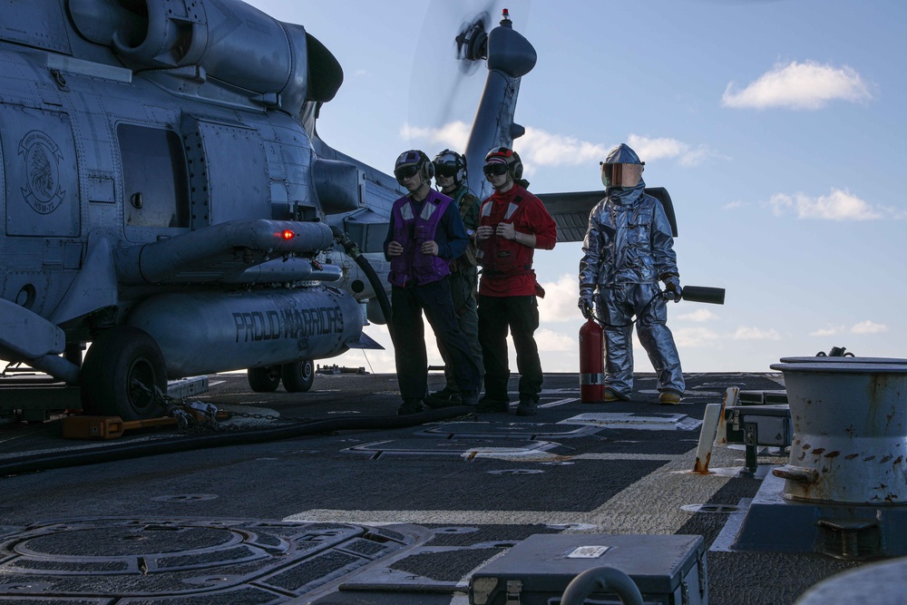 USS Gravely is part of the Harry S. Truman Carrier Strike Group and is on a scheduled deployment in the U.S. Sixth Fleet area of operations.