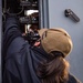 Sailors Maintain Flight Deck Lights