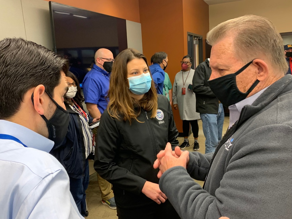 FEMA Leadership Meets with Local Leadership in Mayfield, Kentucky