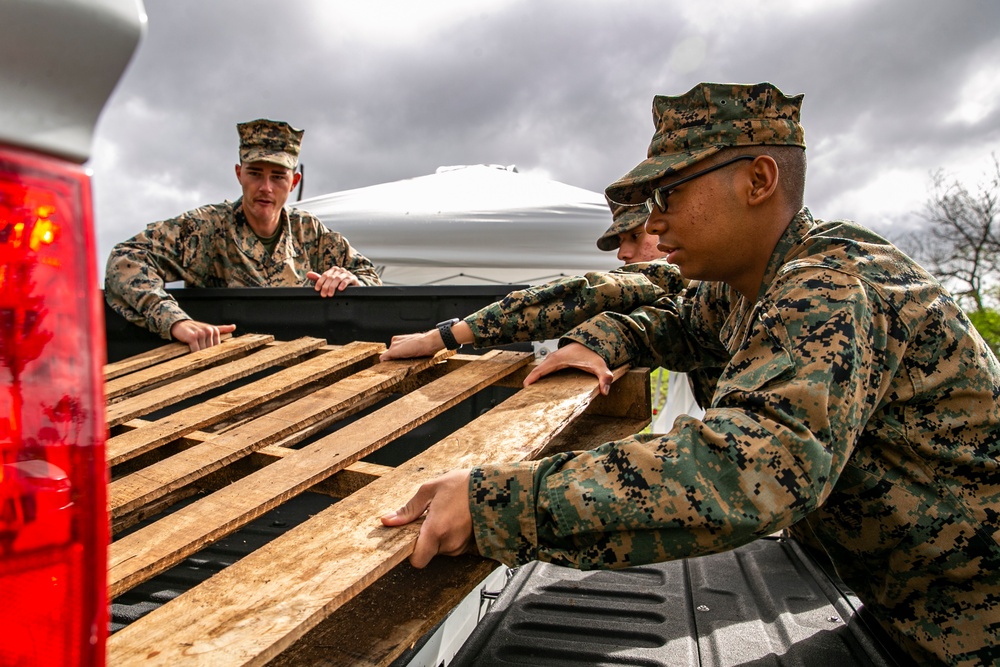 Marines with CLR-3 respond in support of Joint Base Pearl Harbor-Hickam residents