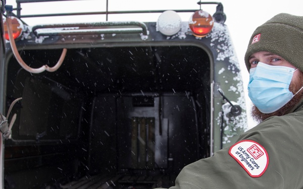 Army engineers use SUSV at northernmost USACE-run flood control project