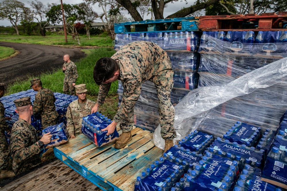 Marines with CLR-3 respond in support of Joint Base Pearl Harbor-Hickam residents