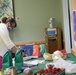 Injured soldier gets his gifts wrapped with a little extra cheer this year