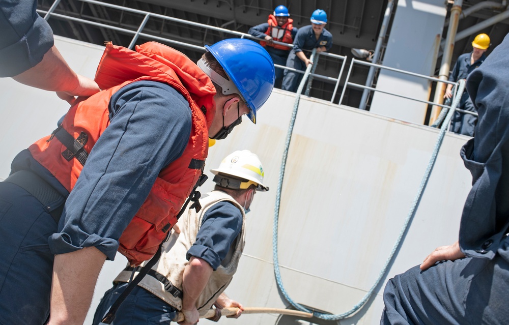 USS Hershel “Woody” Williams arrives in Djibouti