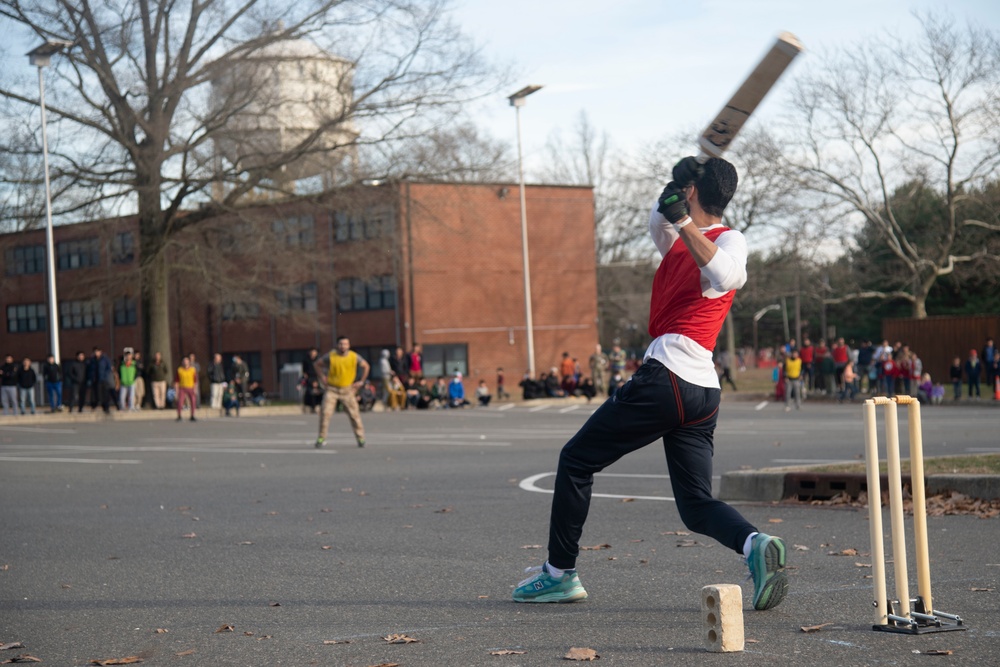 Cricket tournament hosted in Task Force Liberty Village