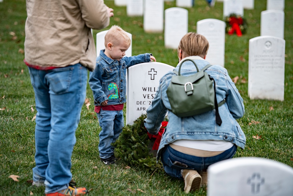30th Wreaths Across America Day at Arlington National Cemetery