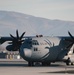 Arriving in fashion: Santa Claus arrives in Reno aboard C-130