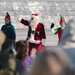 Arriving in fashion: Santa Claus arrives in Reno aboard C-130