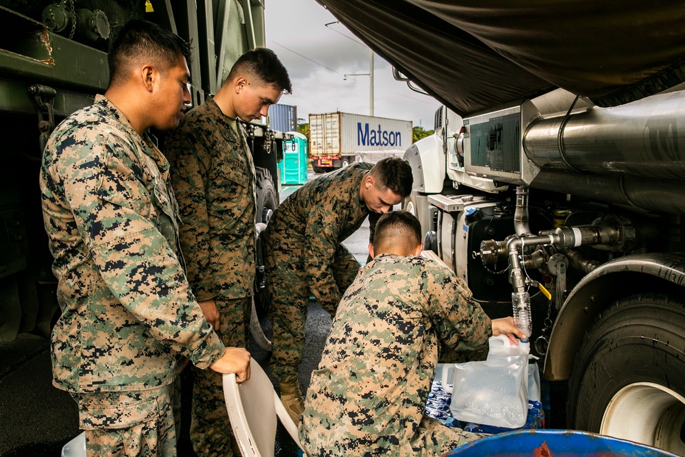 Marines with CLR-3 respond in support of Joint Base Pearl Harbor-Hickam residents