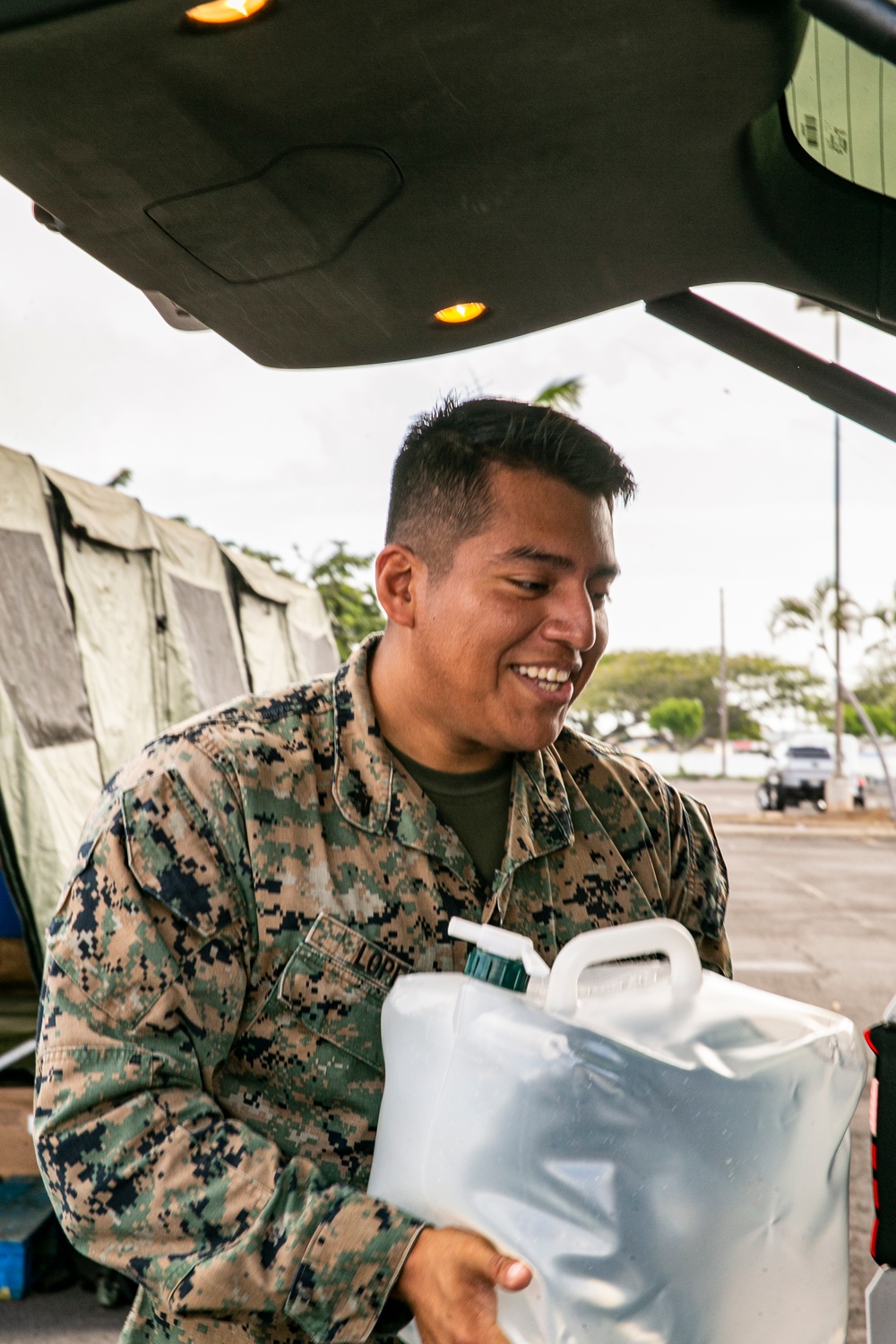 Marines with CLR-3 respond in support of Joint Base Pearl Harbor-Hickam residents