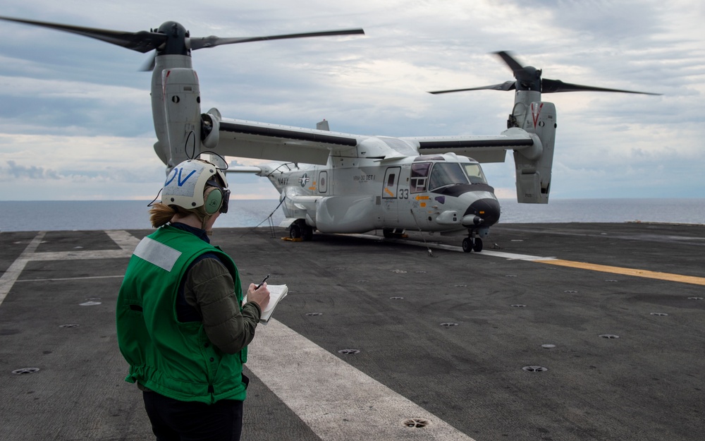 Center for Naval Analyses Scientists Observe Flight Deck Operations Aboard USS Carl Vinson (CVN 70)